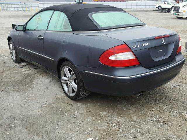 WDBTK56F08F244612 - 2008 MERCEDES-BENZ CLK 350 GRAY photo 3