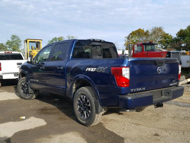 1N6AA1E58JN512389 - 2018 NISSAN TITAN SV BLUE photo 3