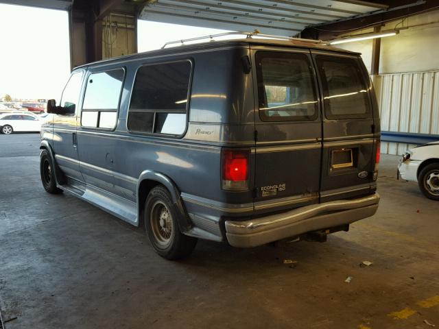 1FDEE14H6THB09786 - 1996 FORD ECONOLINE BLUE photo 3