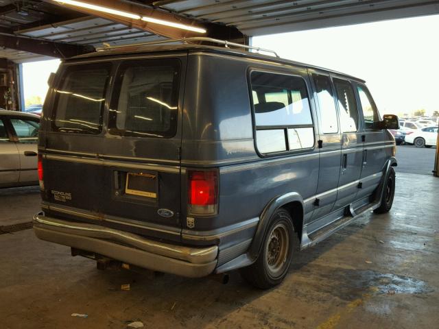 1FDEE14H6THB09786 - 1996 FORD ECONOLINE BLUE photo 4