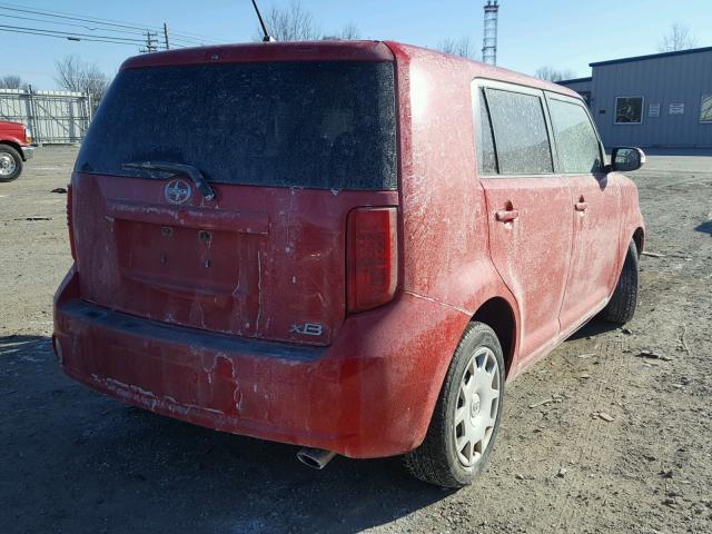 JTLKE50E791097759 - 2009 TOYOTA SCION XB წითელი ფოტო 4