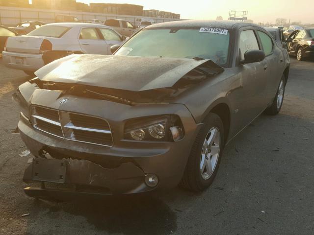 2B3KA33VX9H507156 - 2009 DODGE CHARGER SX CHARCOAL photo 2