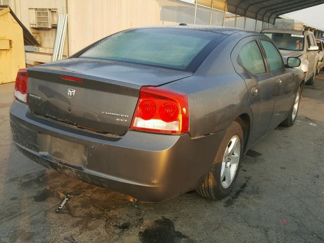 2B3KA33VX9H507156 - 2009 DODGE CHARGER SX CHARCOAL photo 4