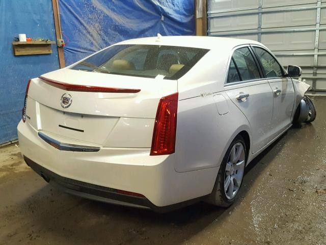 1G6AA5RA3D0150073 - 2013 CADILLAC ATS WHITE photo 4