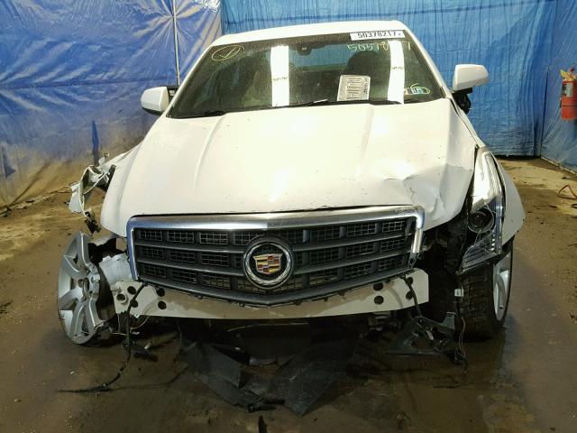 1G6AA5RA3D0150073 - 2013 CADILLAC ATS WHITE photo 9