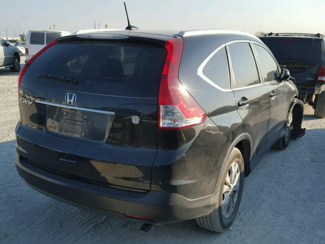 2HKRM3H79DH522634 - 2013 HONDA CR-V EXL BLACK photo 4