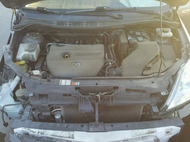 JM1CR2WL0A0382628 - 2010 MAZDA 5 SILVER photo 7