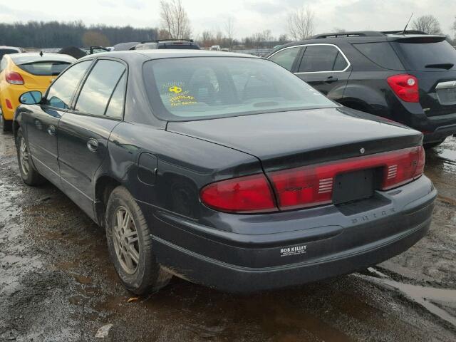 2G4WB52K431279991 - 2003 BUICK REGAL LS BLACK photo 3