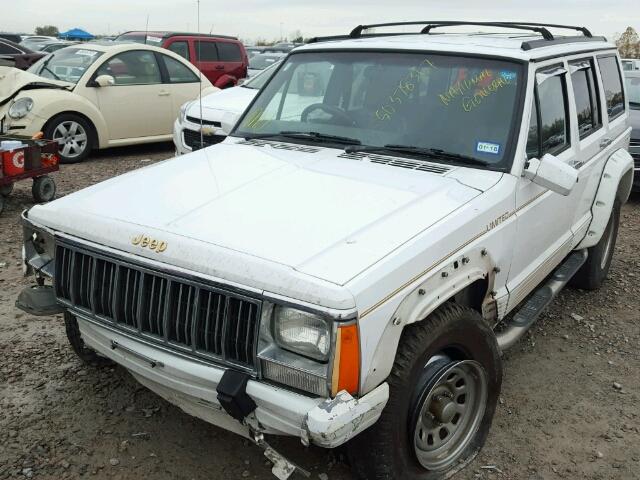 1J4FN78S5SL537372 - 1995 JEEP CHEROKEE S WHITE photo 2