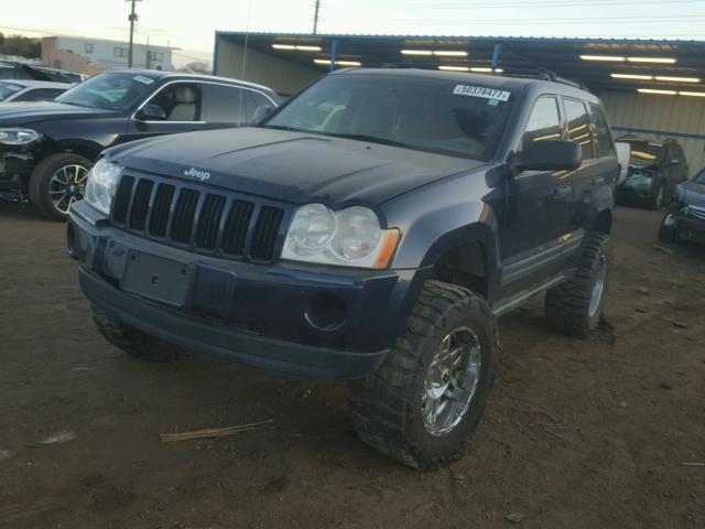 1J4GR48K45C677621 - 2005 JEEP GRAND CHER BLUE photo 2