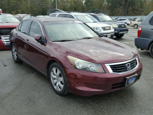 1HGCP26808A103668 - 2008 HONDA ACCORD EXL MAROON photo 1