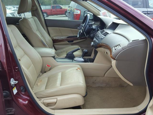 1HGCP26808A103668 - 2008 HONDA ACCORD EXL MAROON photo 5