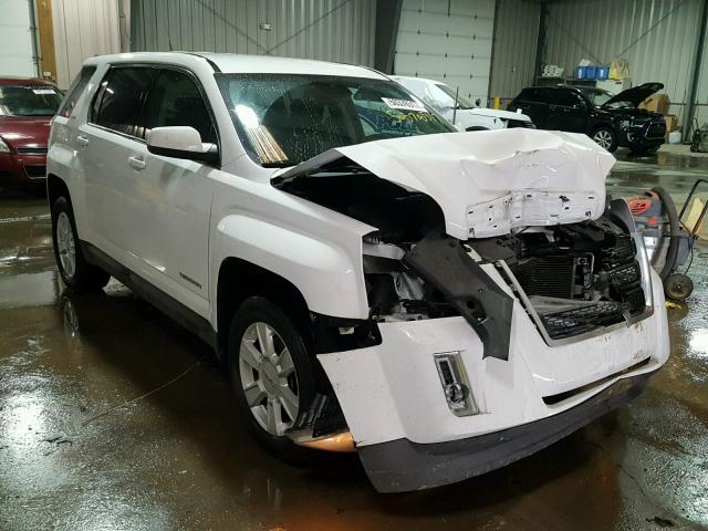 2GKALMEK5C6396195 - 2012 GMC TERRAIN SL WHITE photo 1