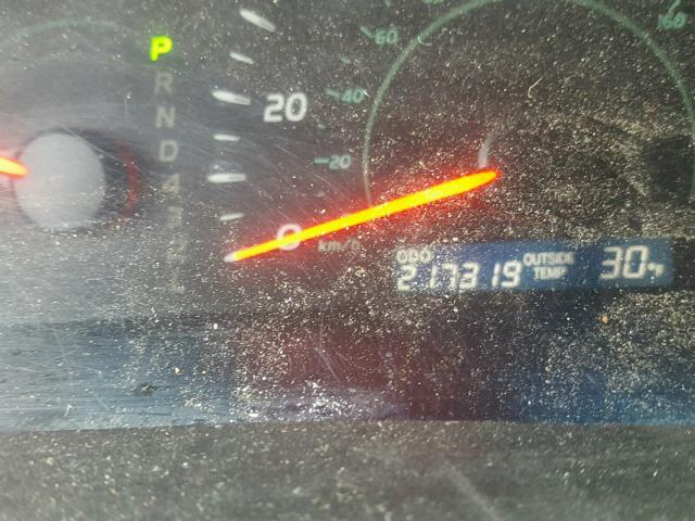 4T4BE46K99R073899 - 2009 TOYOTA CAMRY BASE BLACK photo 8