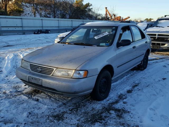 1N4AB41D3VC743707 - 1997 NISSAN SENTRA XE SILVER photo 2