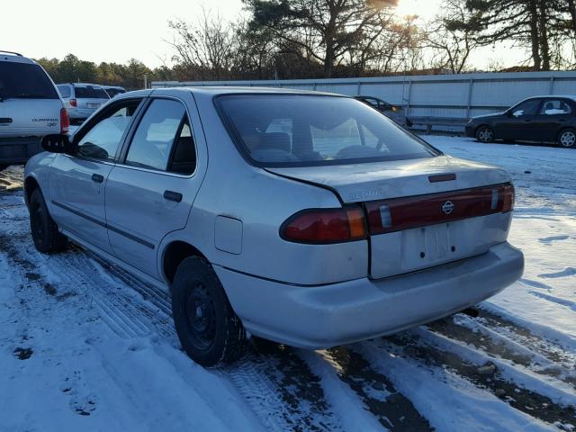 1N4AB41D3VC743707 - 1997 NISSAN SENTRA XE SILVER photo 3