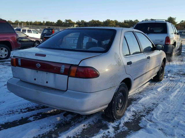 1N4AB41D3VC743707 - 1997 NISSAN SENTRA XE SILVER photo 4