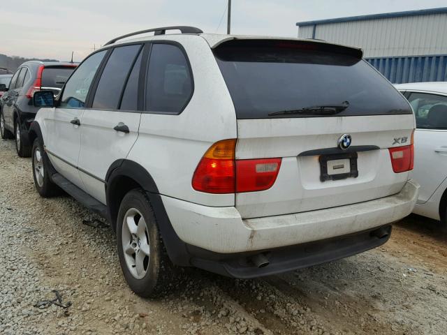 WBAFA53511LP20786 - 2001 BMW X5 3.0I WHITE photo 3