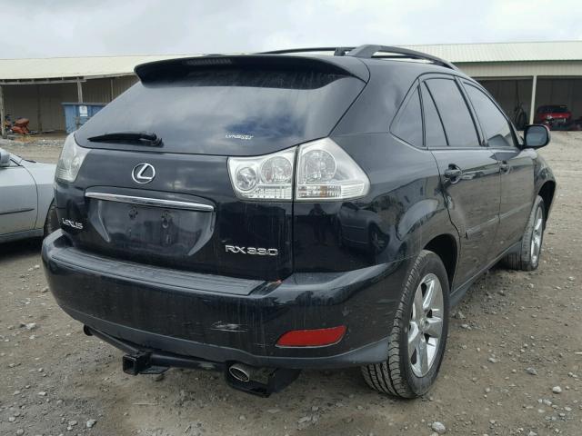 2T2GA31U76C052248 - 2006 LEXUS RX 330 BLACK photo 4