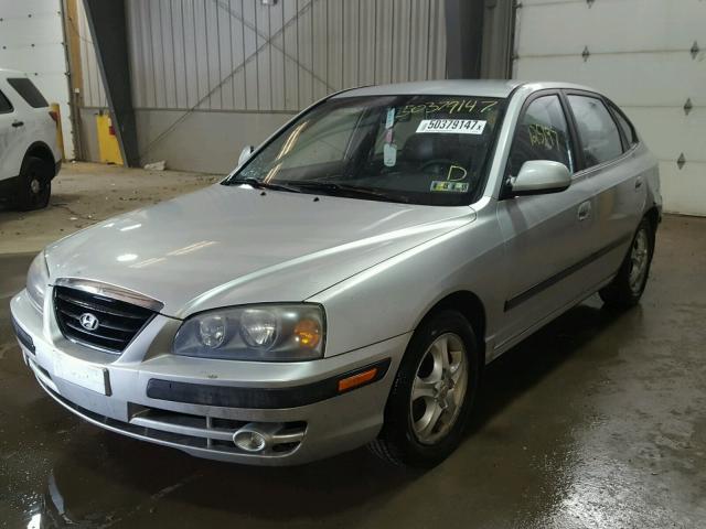 KMHDN56D76U181380 - 2006 HYUNDAI ELANTRA GL SILVER photo 2