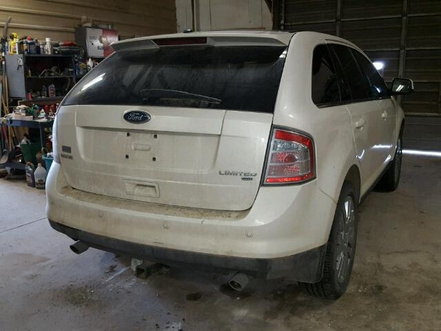 2FMDK49C48BB00687 - 2008 FORD EDGE LIMIT WHITE photo 4