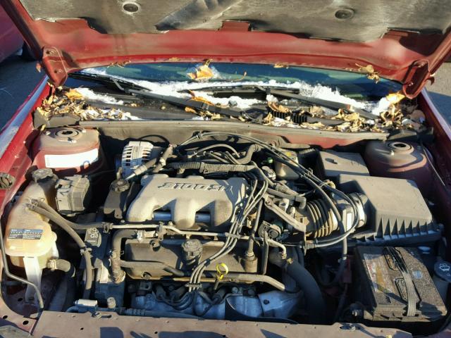 1G1NE52J03M505097 - 2003 CHEVROLET MALIBU LS 勃艮第红 照片 7