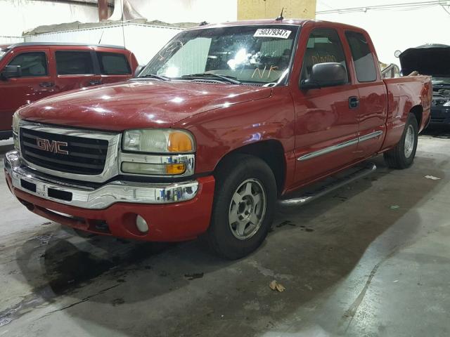 2GTEC19T141374238 - 2004 GMC NEW SIERRA RED photo 2