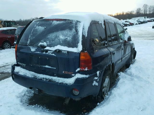 1GKDT13SX22307442 - 2002 GMC ENVOY BLUE photo 4