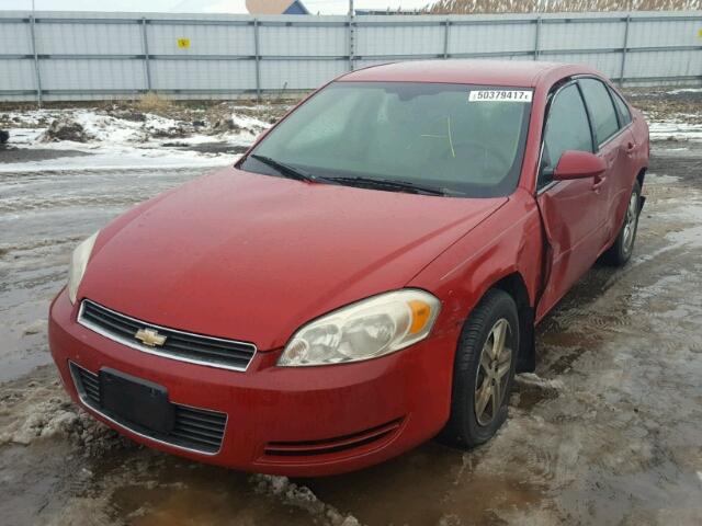 2G1WB58N979164941 - 2007 CHEVROLET IMPALA LS RED photo 2