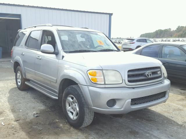 5TDBT44A01S004669 - 2001 TOYOTA SEQUOIA SR SILVER photo 1