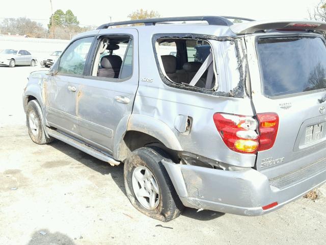 5TDBT44A01S004669 - 2001 TOYOTA SEQUOIA SR SILVER photo 9