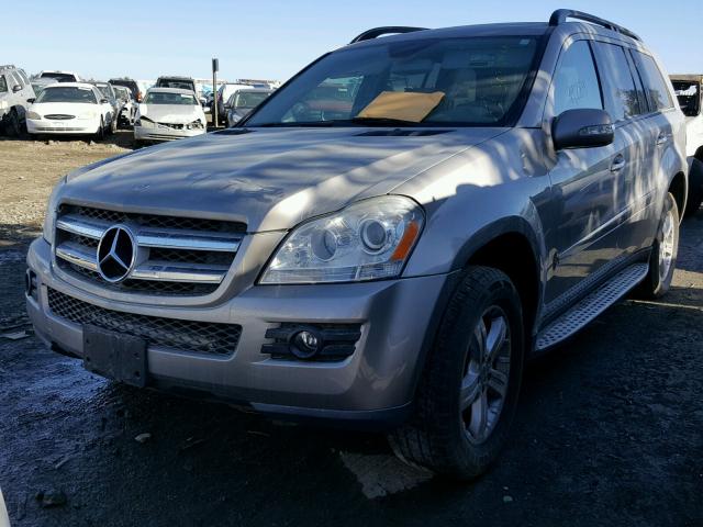 4JGBF71E57A136893 - 2007 MERCEDES-BENZ GL 450 4MA SILVER photo 2