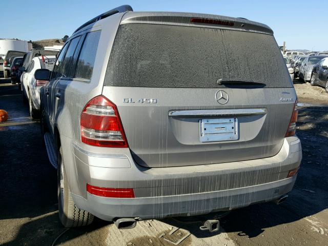 4JGBF71E57A136893 - 2007 MERCEDES-BENZ GL 450 4MA SILVER photo 3