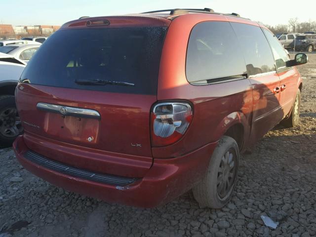 2C4GP44L53R238278 - 2003 CHRYSLER TOWN & COU MAROON photo 4