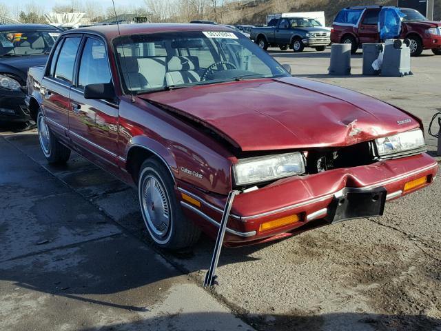 1G3NL54U4LM785742 - 1990 OLDSMOBILE CUTLASS CA RED photo 1