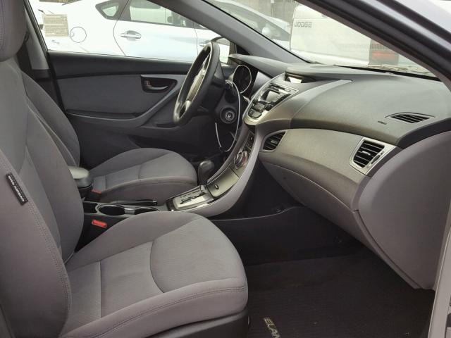 KMHDH4AE6DU805118 - 2013 HYUNDAI ELANTRA GL GRAY photo 5