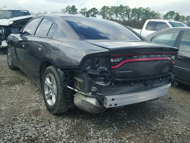 2C3CDXBG9FH847368 - 2015 DODGE CHARGER SE CHARCOAL photo 3