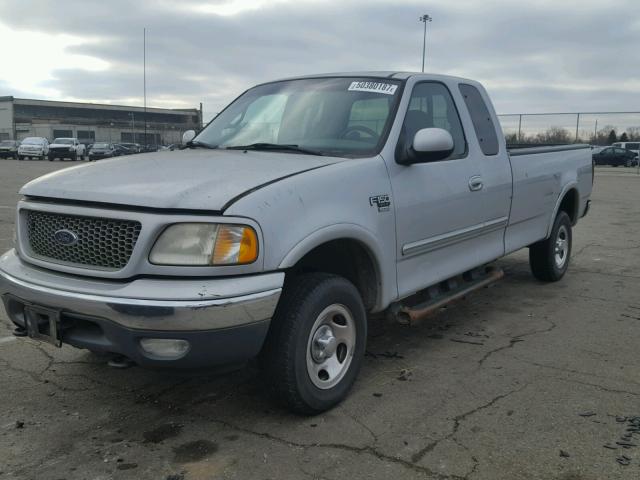 1FTRX18W9XNA86133 - 1999 FORD F150 SILVER photo 2