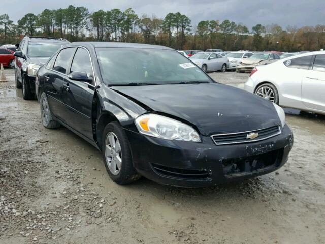 2G1WT58K789274830 - 2008 CHEVROLET IMPALA LT BLACK photo 1