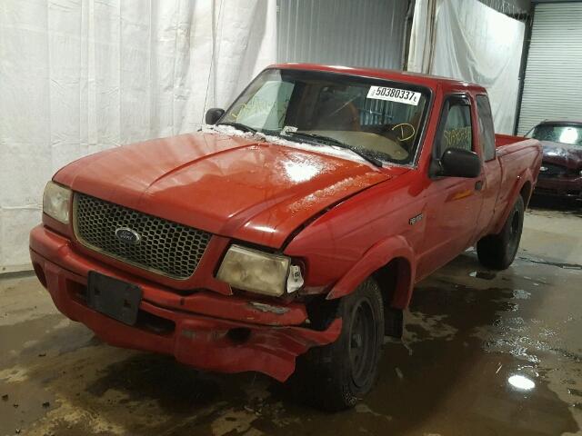 1FTZR15E41TA54053 - 2001 FORD RANGER SUP RED photo 2
