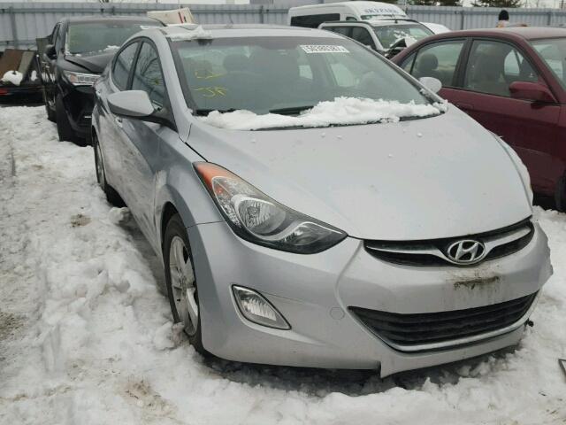 5NPDH4AE1CH121381 - 2012 HYUNDAI ELANTRA GL SILVER photo 1