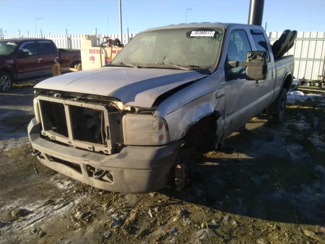 1FTWW31P45EC53001 - 2005 FORD F350 SRW S GRAY photo 2