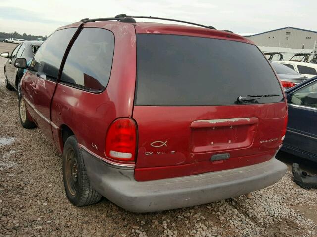 1C4GP54L1VB414251 - 1997 CHRYSLER TOWN & COU RED photo 3