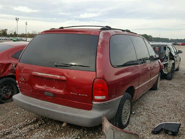 1C4GP54L1VB414251 - 1997 CHRYSLER TOWN & COU RED photo 4