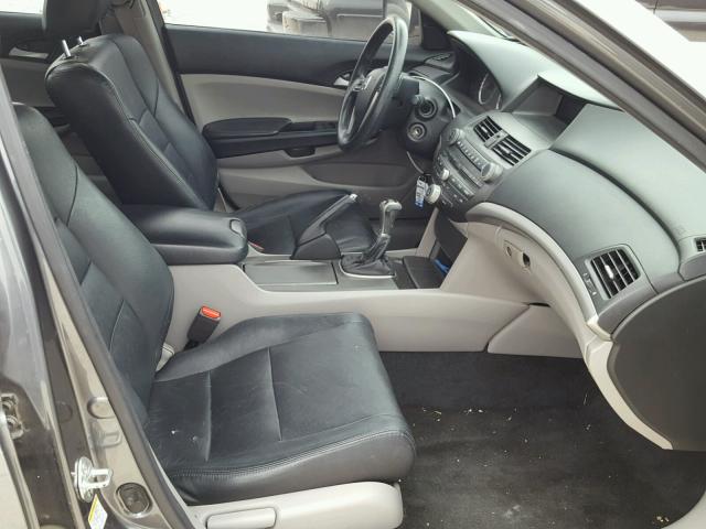 1HGCP2E32BA106830 - 2011 HONDA ACCORD LX GRAY photo 5