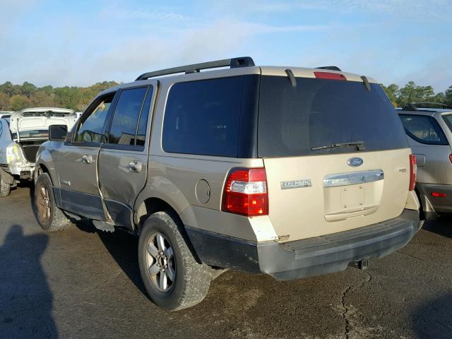 1FMFU15547LA35279 - 2007 FORD EXPEDITION TAN photo 3