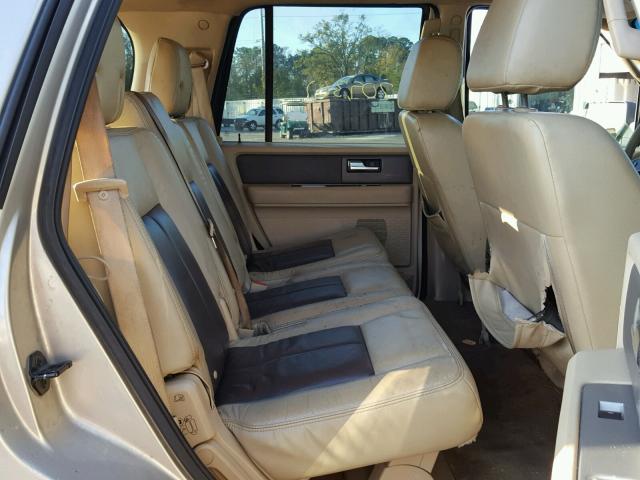 1FMFU15547LA35279 - 2007 FORD EXPEDITION TAN photo 6