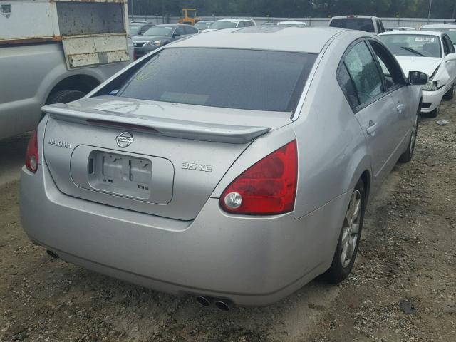 1N4BA41E65C864537 - 2005 NISSAN MAXIMA SE SILVER photo 4