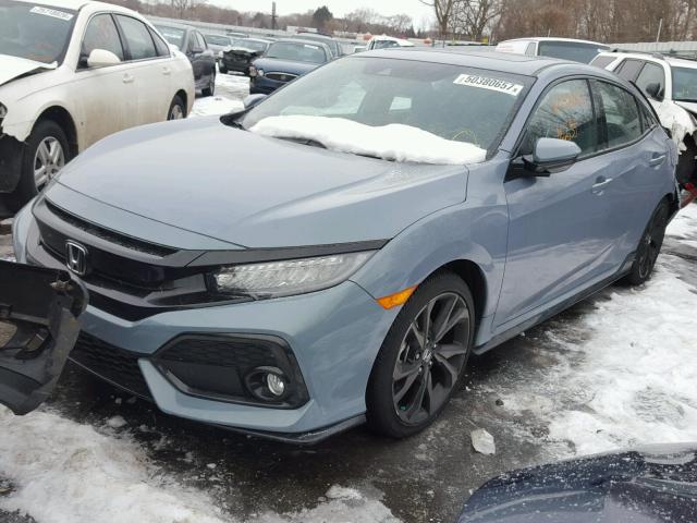 SHHFK7H95HU420705 - 2017 HONDA CIVIC SPOR BLUE photo 2