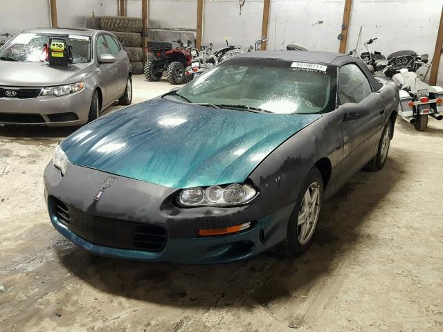 2G1FP32K6X2102863 - 1999 CHEVROLET CAMARO TWO TONE photo 2